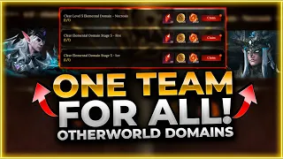 This Is Easy!! Beat Them All With The Same Team! Dragonheir: Silent Gods Elemental Domain Otherworld