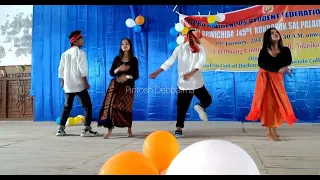 ANGNO MAINI MCHUKHE !COVER DANCE !!KOKBOROK DAY ! AT- TULASHIKHAR CHETHUANG HALL !@pintosh Debbarma