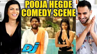 ALLU ARJUN & POOJA HEGDE COMEDY SCENE REACTION!! | South Indian Hindi Dubbed Best Comedy Scenes