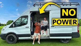 VAN LIFE DISASTER - HOLIDAY GONE WRONG WE HAVE NO POWER