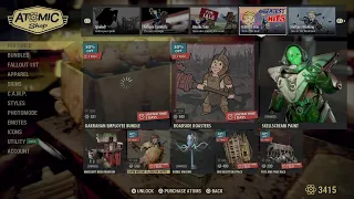 06/04/24 Atomic Shop Fallout 76 livestream Turkey Buzzard Spoiled Apple tree