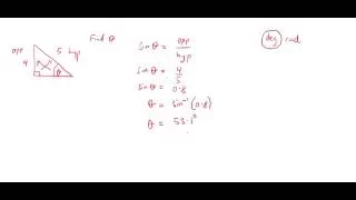 CSEC Maths - Trigonometric Ratios - sine, cosine and tangent