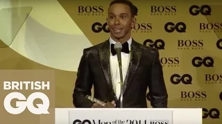 Lewis Hamilton Accepts The Sportsman Of The Year Award | Men Of The Year Awards 2014 | British GQ