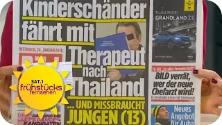 Therapeut empfiehlt Kinderschänder seinen missbrauch zu filmen | SAT.1 Frühstücksfernsehen | TV