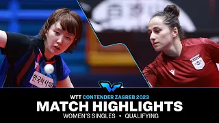 Irina Ciobanu vs Suh Hyo Won | WS Qual | WTT Contender Zagreb 2023