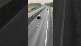 Fast Car On German Autobahn! #shorts #car