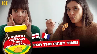 French person tries iconic British food for the first time