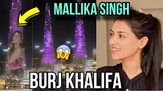 i Surprised MALLIKA SINGH in DUBAI | Happy Birthday on Burj Khalifa !!