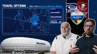 How does an NFL team pull off a 5,000-mile journey to play in Germany