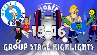 UCL Champions League Highlights - GROUP STAGE 2015/2016 (442oons cartoon goals)