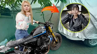 PRANK HILANGIN MOTOR BARU PUTRI!! DIA PANIK SAMPAI NANGIS!!