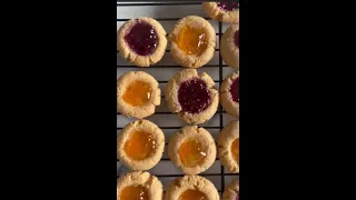 Almond Flour Thumbprint Cookies | Gluten Free + Egg Free | Only 6 Ingredients