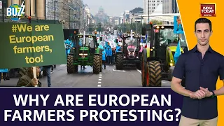 Why Are Farmers In Europe Blocking Roads & Driving Tractors To Cities? War, Inflation, EU Explained