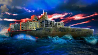 Stone ship - Hasima ghost town | Gunkanjima | Hashima | Japanese abandoned ghost island