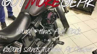 First Mods - Vance & Hines Fuel Pack + Roland Sands Turbine Air Cleaner