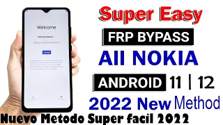 Saltar cuenta Google FRP Bypass android 11 y 12 todos los nokia método 100% probado 2022