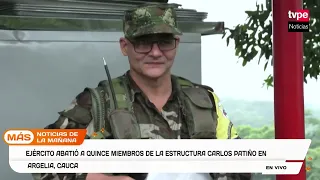 Ejército abatió a quince miembros de la estructura Carlos Patiño en Argelia, Cauca