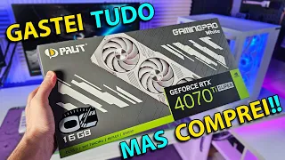 Realizei um SONHO! | Comprei uma RTX 4070 Ti SUPER