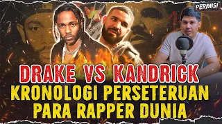 DRAKE vs KENDRICK LAMAR PERSETERUAN RAPPER YANG BERUJUNG PENEMB4KAN