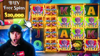 These $200 Spins on RELEASE THE KRAKEN paid MASSIVE!! (Bonus Buys)