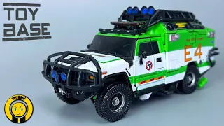 【AOE Ratchet】Transformers: Age of Extinction Customized Repaint MPM11 Hummer H2 Ambulance robot toys