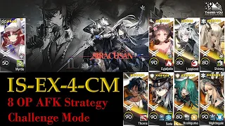 IS-EX-4-CM | Challenge Mode | IL SIRACUSANO | 8 OP AFK Trust Farm clear [Arknights]