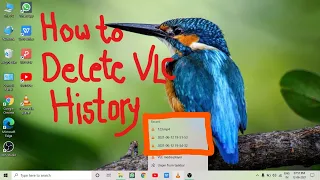 How to delete vlc media player history in windows 10