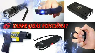 6 TASER - Qual arma de Choque Funciona? Defesa Pessoal Fight