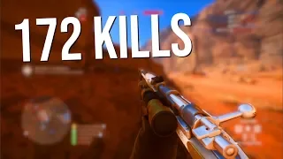 172 KILLS Record on Sinai Desert! | Battlefield 1 Gameplay