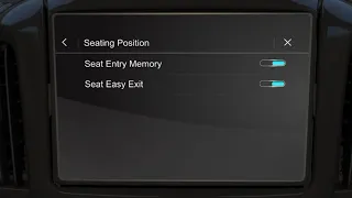 2021 Chevy Tahoe Seat Entry And Seat Easy Exit Tutorial