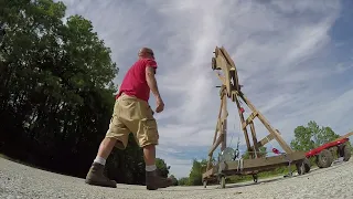 Whipper Trebuchet trigger test 1 Snap Shackle