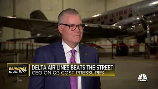 Delta Air Lines CEO Ed Bastian on Q3 results, travel demand and SkyMiles backlash