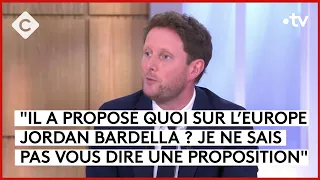 Européennes : comment rattraper le retard sur le RN pour Renaissance ? - C à vous - 16/04/2024