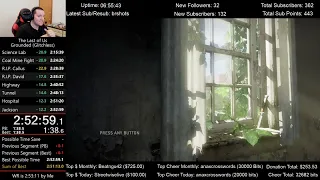 The Last of Us Speedrun for Grounded mode Glitchless (2:52:59)