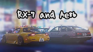 AE86 vs RX-7 Phonk HD