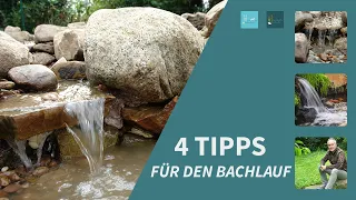 4 Tipps für den Bachlauf