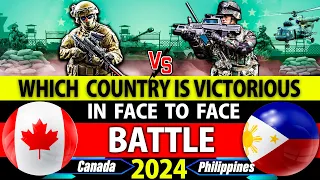 Philippines vs Canada military power comparison 2024| Canada vs Philippine military comparison