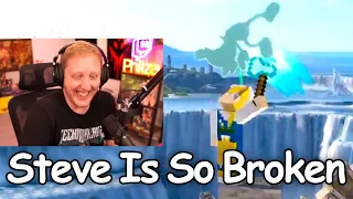 Philza Laughs at Minecraft Steve Destroying Smash Bros Tournament!