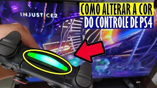 É POSSÍVEL MUDAR A COR DO LED DO PS4 com esse truque! #shorts