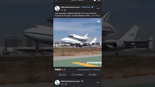 747 Carries the space shuttle!