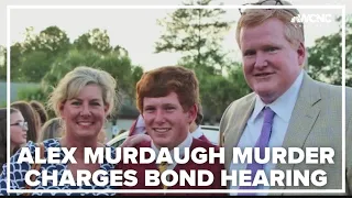 Alex Murdaugh bond hearing on murder charges in Colleton County, SC