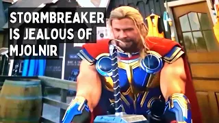 Stormbreaker & Mjolnir Funny Moments - THOR LOVE & THUNDER