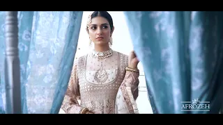 dress detail video featuring Sara khan for wedding campaign