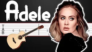 Million Years Ago - Adele Guitar Tutorial, Guitar Tabs, Guitar Lesson