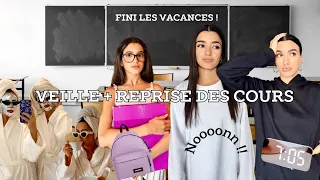 VEILLE + REPRISE DES COURS [ MONIA EN PLEUR 🥹] Angoisse au max