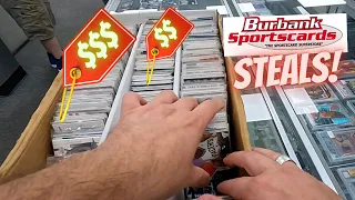 Finding Bargain Box Deals at Burbank Sports Cards!