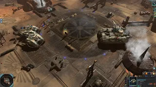 Dawn of War 2 Retribution Imperial Guard vs Ai battle 1