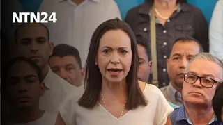 María Corina Machado: "exhorto a Rosales a que comparezca en una reunión con la Plataforma Unitaria"