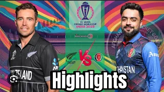 Afghanistan  vs  New zealand Highlights Match  ODI world cup 2023