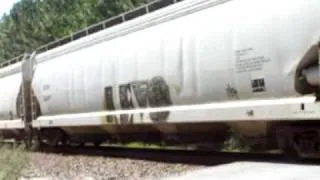 CSX SUPER FAST FREIGHT TRAIN  WESTBOUND FROM JACKSONVILLE